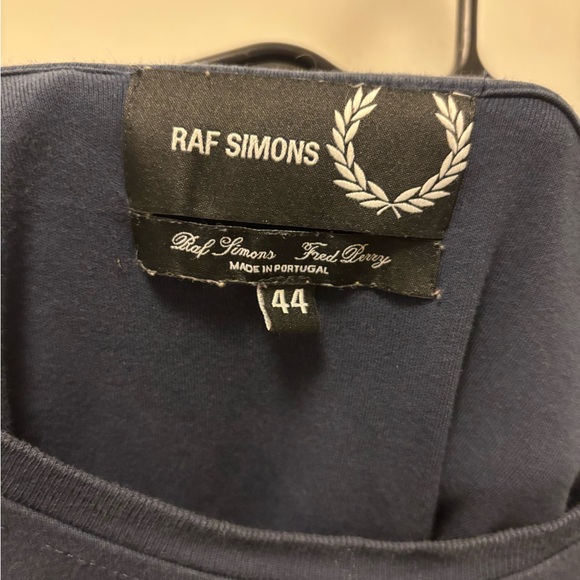 Fred Perry X Raf Simons Short Sleeve Ribbed cuff tee - Picture 6 of 8